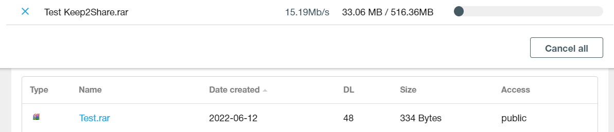 Keep2Share Upload with Web Browser