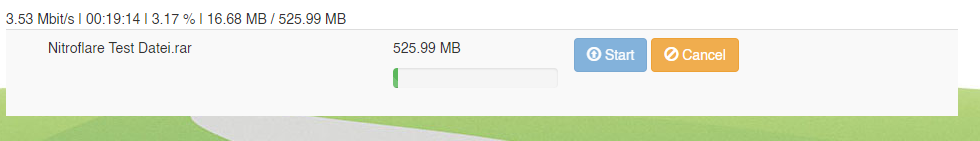Nitroflare upload speed