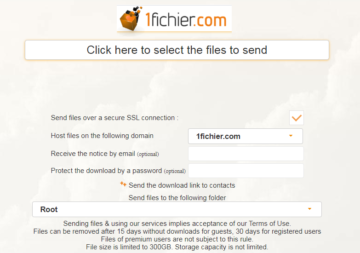 test premium 1fichier.com