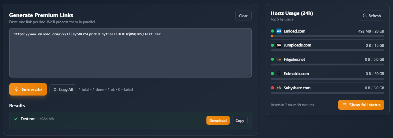 Emload Cocoleech Premium Link Generator