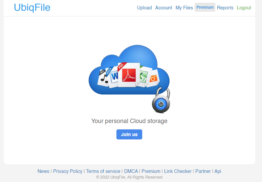 Ubiqfile Hébergeur de fichiers