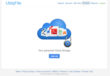 Ubiqfile Filehoster