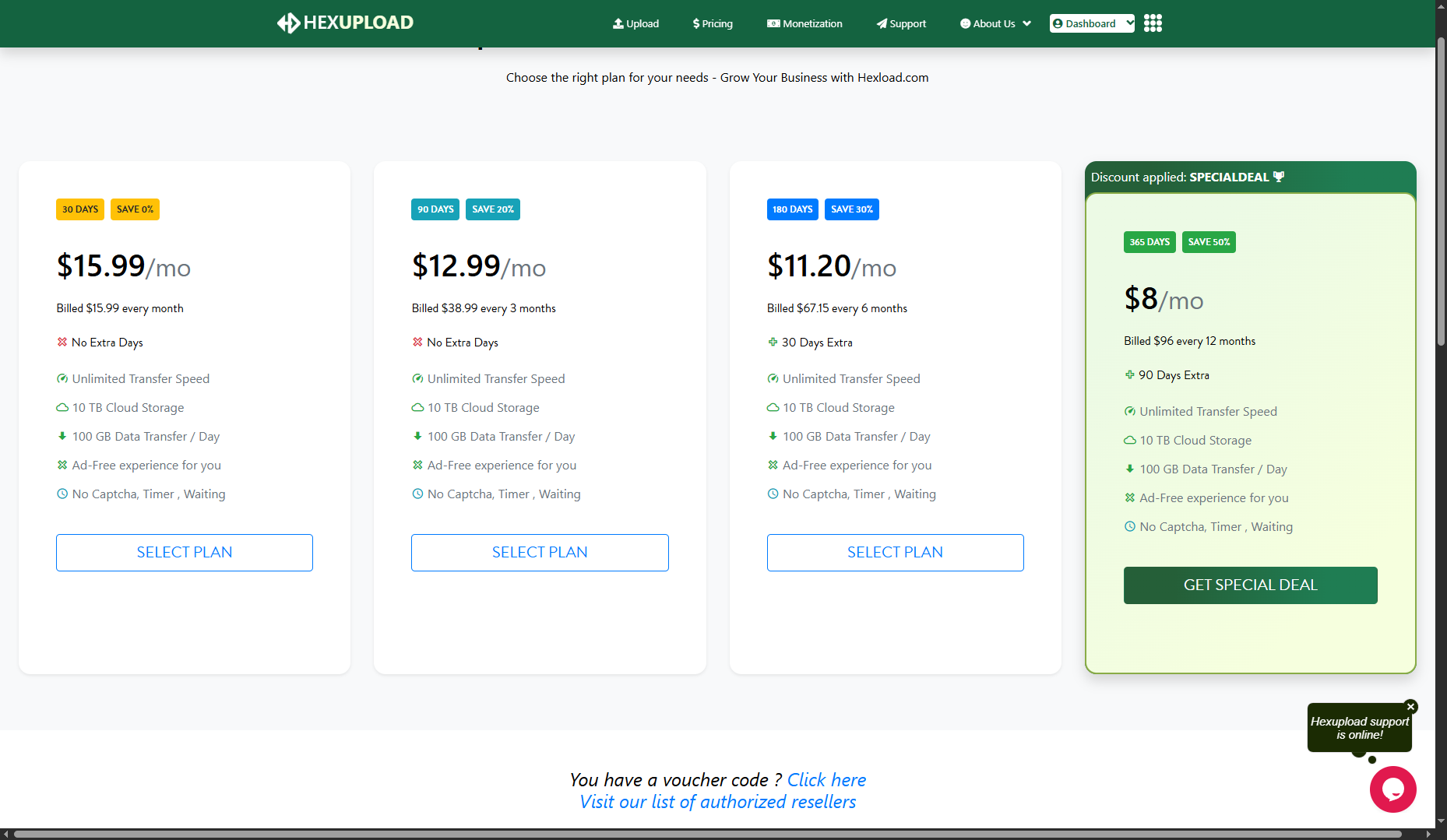 Hexload Premium Account
