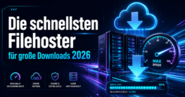 Los hosts de archivos más rápidos para descargas grandes 2026