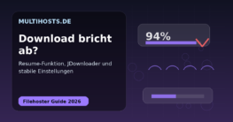 Download bricht ab Filehoster