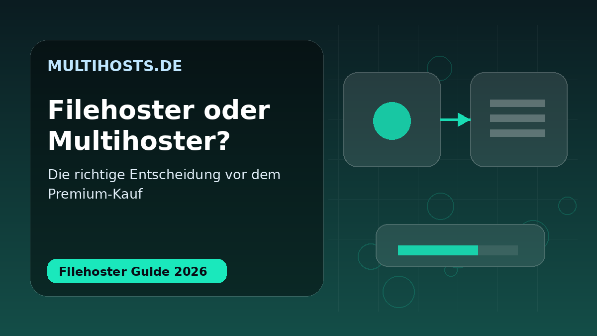 Filehoster oder Multihoster So entscheidest du vor dem Premium-Kauf richtig