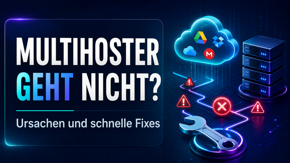 Multihoster geht nicht Lösungen