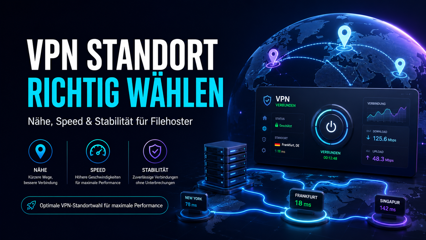 VPN Standort Für Filehoster 2026