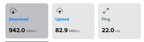 Internet-Speedtest vor dem Vergleich
