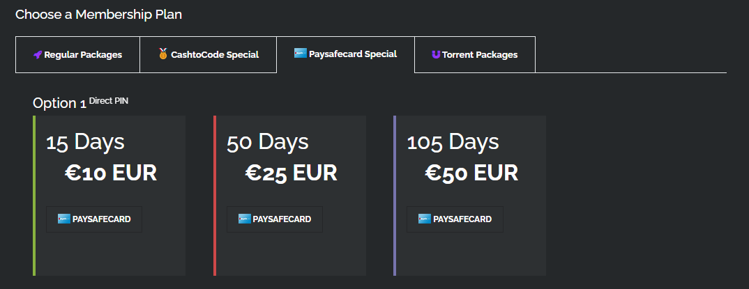 LinkSnappy Paysafecard Special